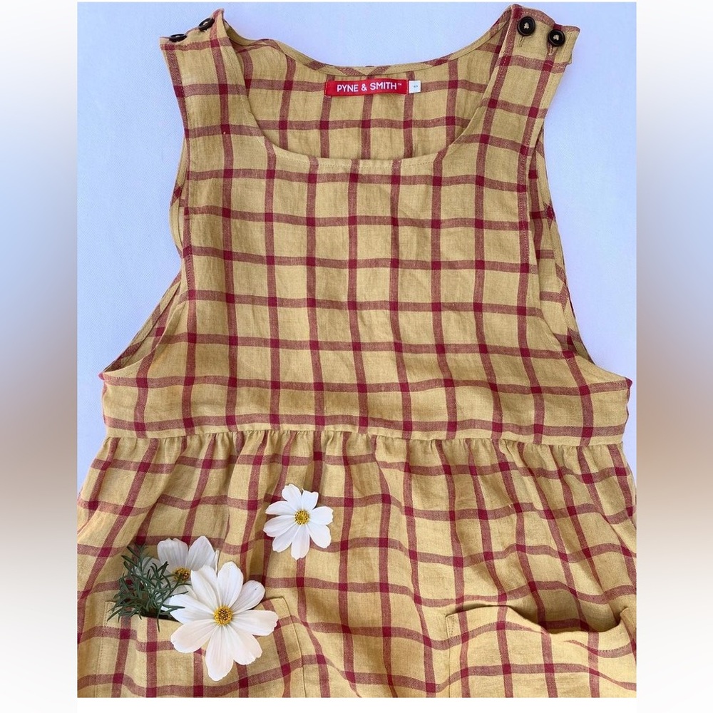 Pyne & Smith Emmeline Check Pinafore